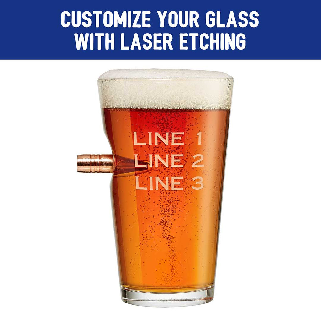 BenShot Pint Glass - 16oz BenShot