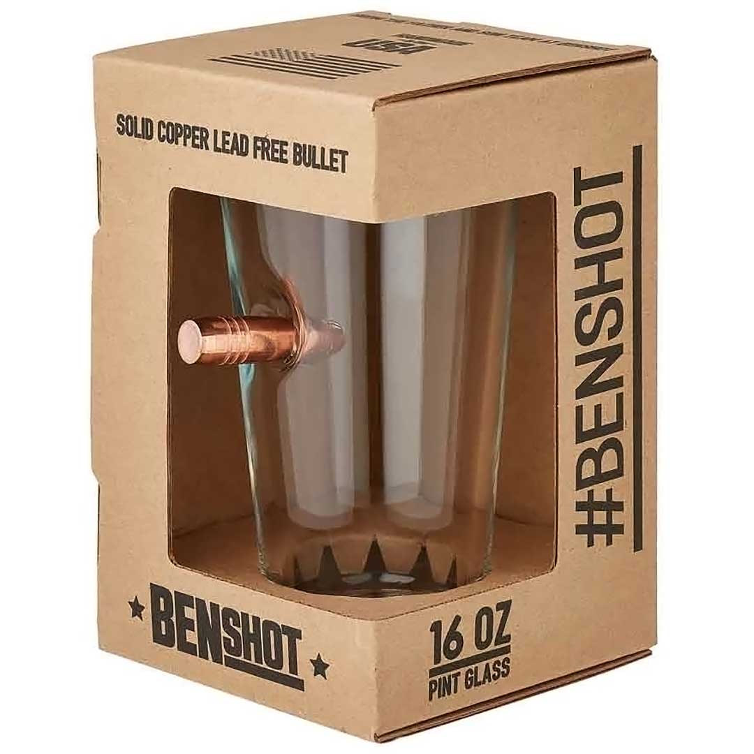 BenShot Pint Glass - 16oz BenShot