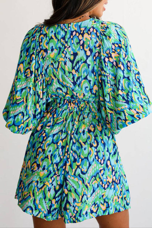 Blue & Green Malibu Romper Pretty Little Patriot