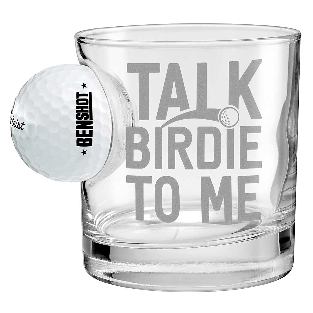 Golf Ball Glasses for Dad BenShot