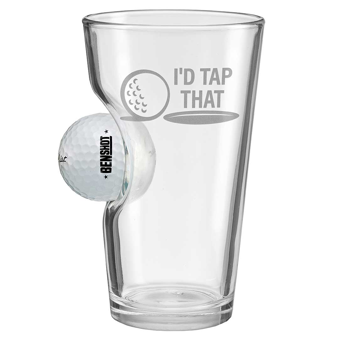 Golf Ball Glasses for Dad BenShot