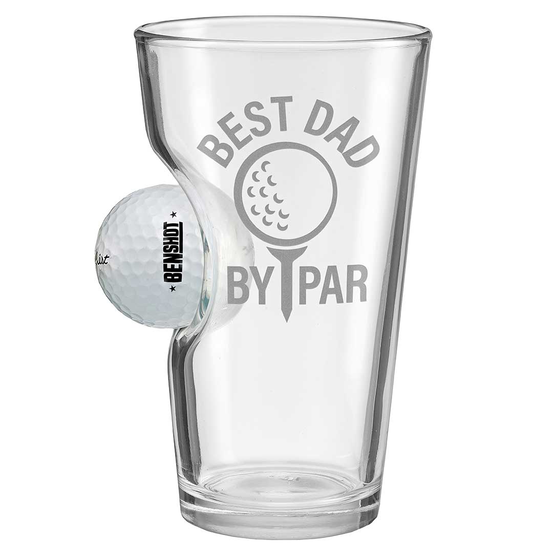 Golf Ball Glasses for Dad BenShot