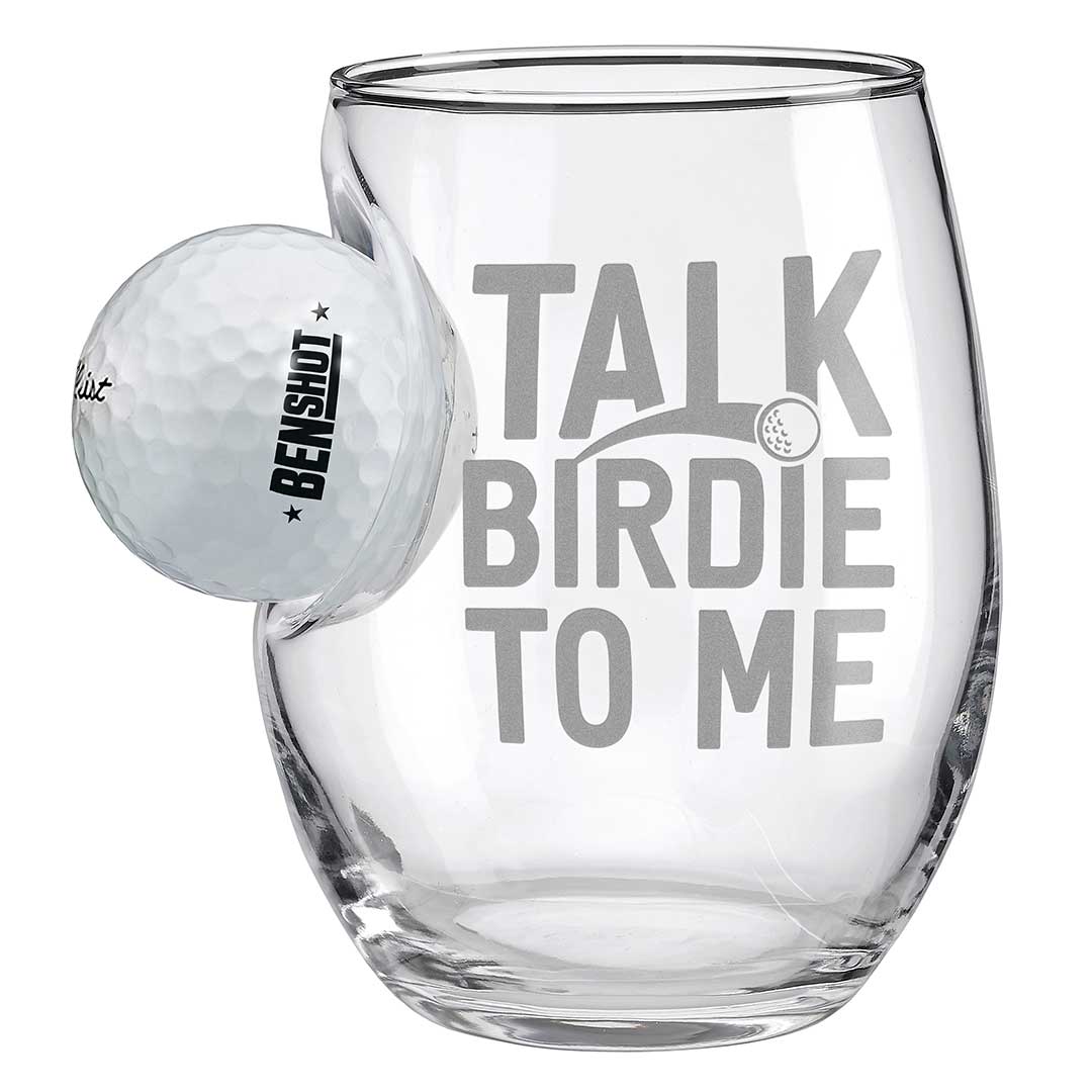 Golf Ball Glasses for Dad BenShot