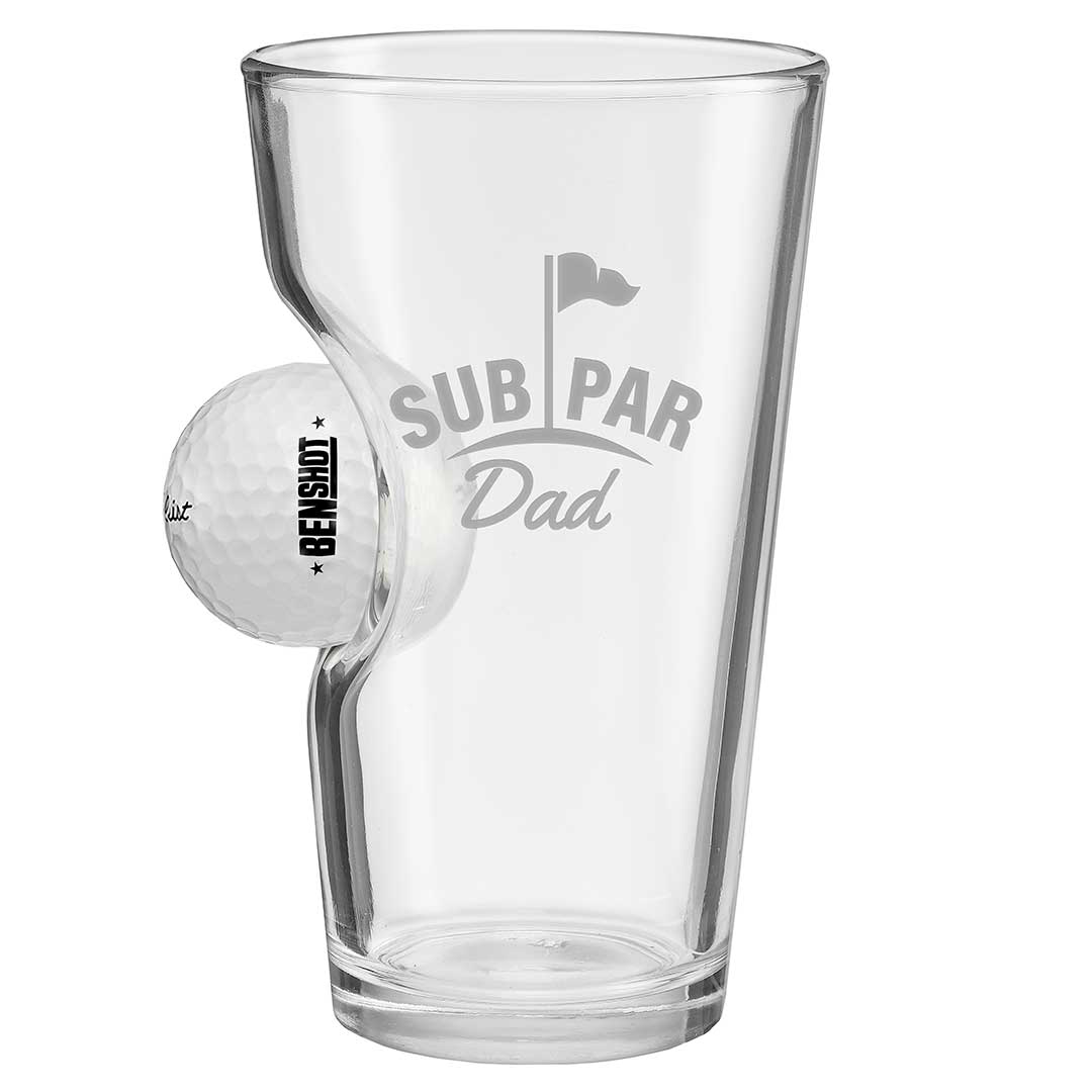 Golf Ball Glasses for Dad BenShot