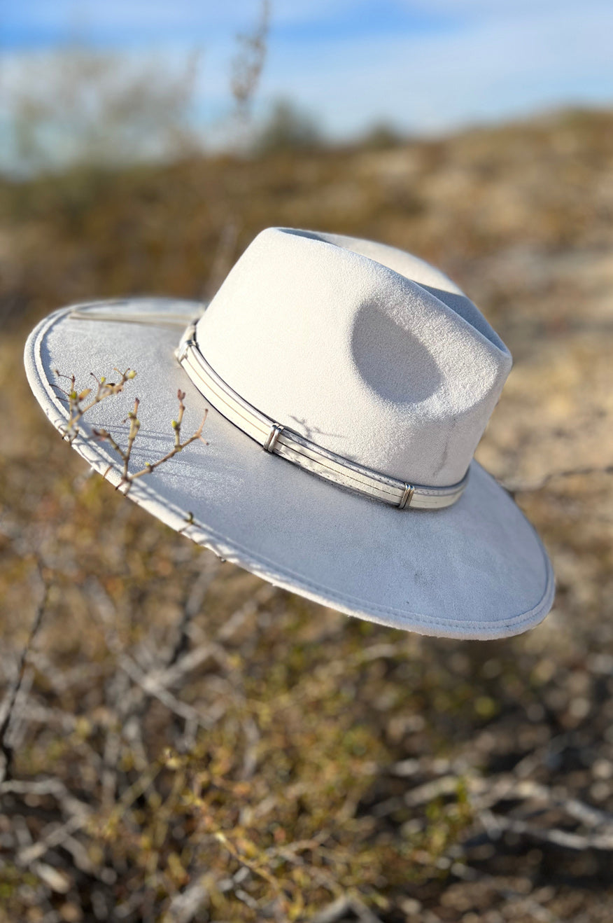 Cream Wide Brim Ivory Hat -clearance Pretty Little Patriot