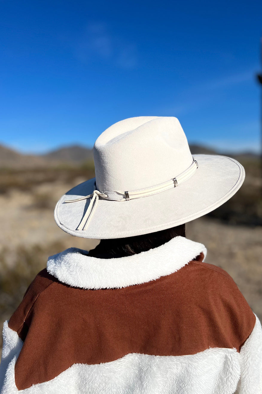 Cream Wide Brim Ivory Hat -clearance Pretty Little Patriot