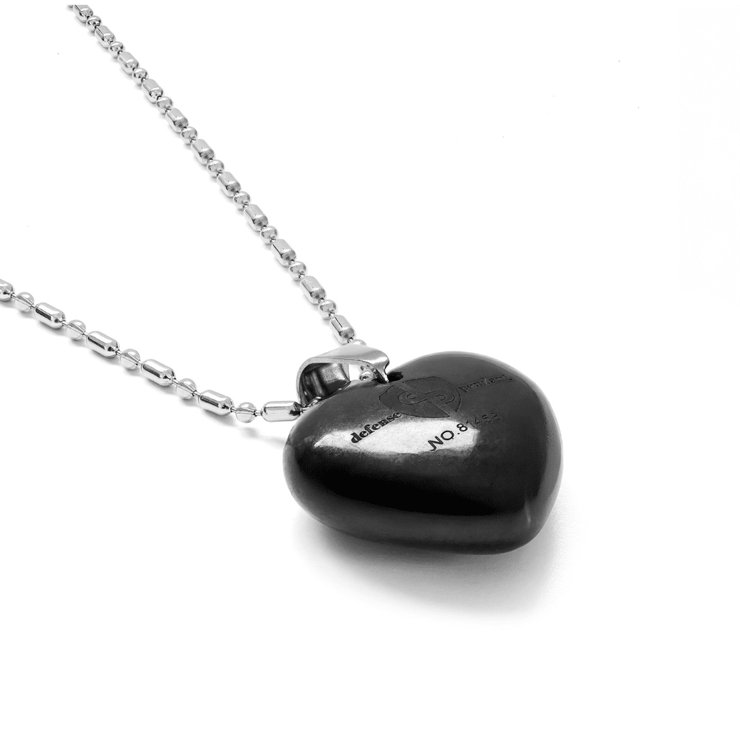 Heart EMF Defense Pendant - 100% Shungite Stone Your Emf Shield