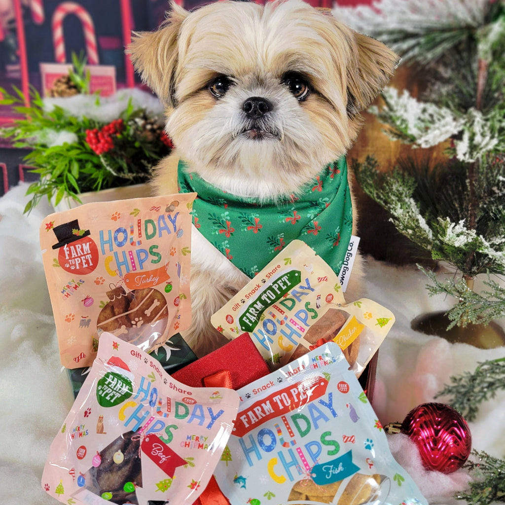Elk The Halls Antler Chew & Dog Treat Box Farm To Pet