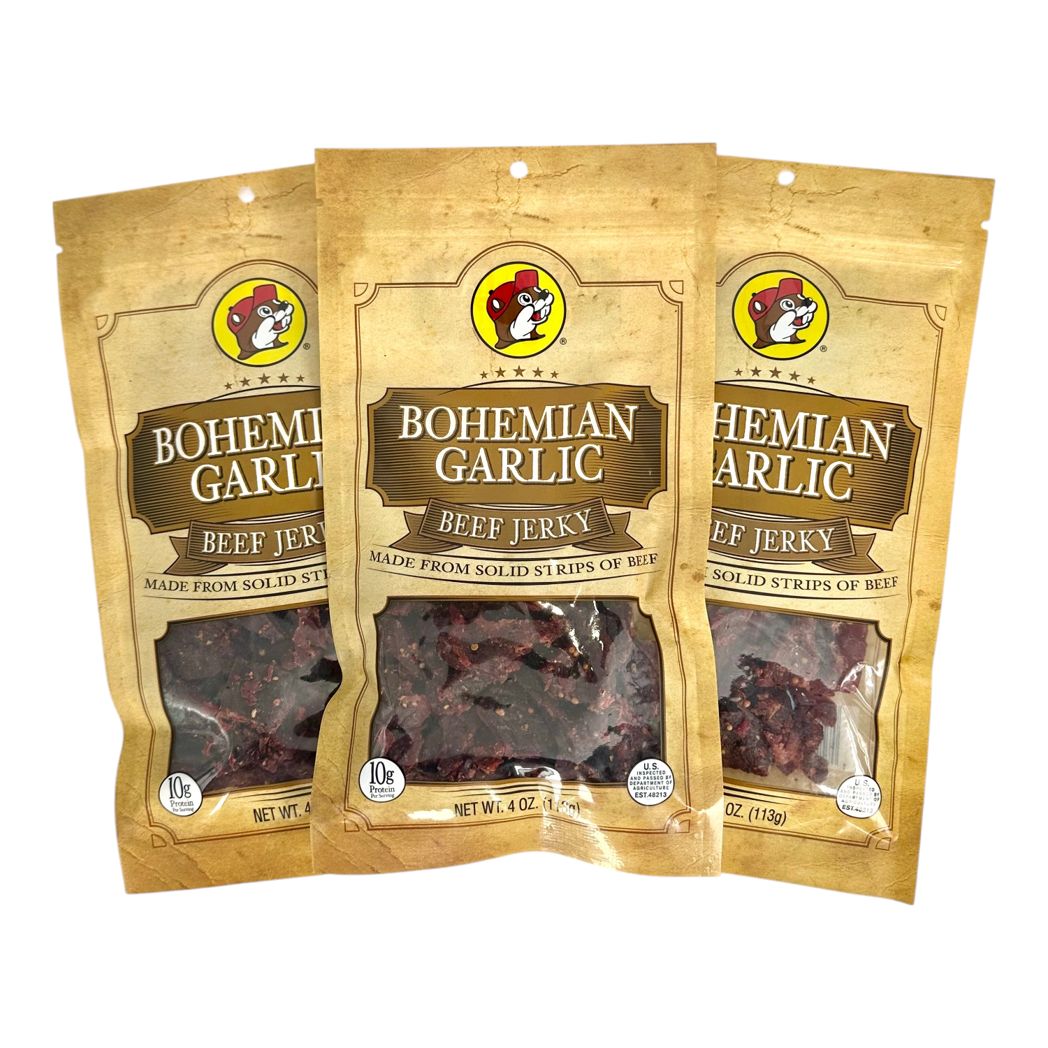 Bohemian Garlic Beef Jerky TrueTexasMerch