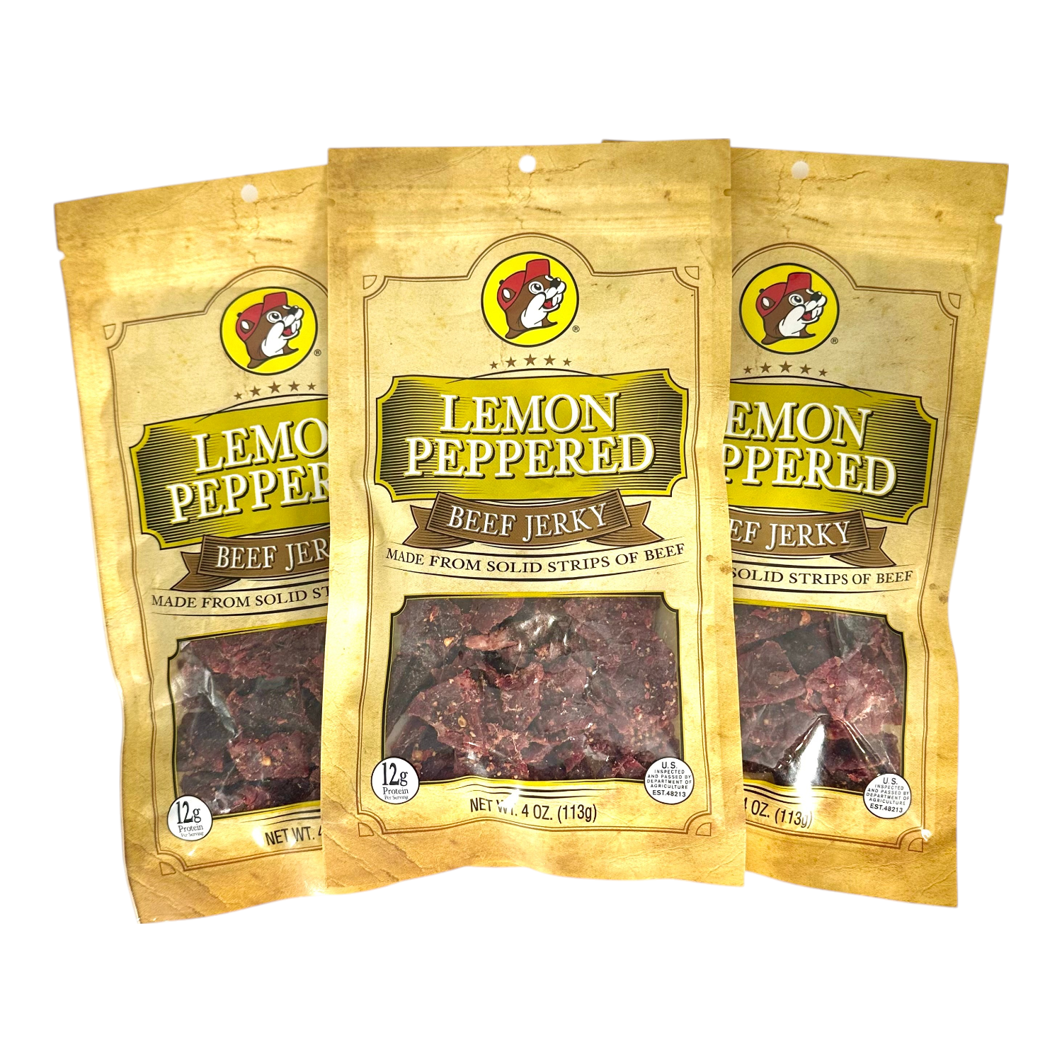 Lemon Peppered Beef Jerky TrueTexasMerch