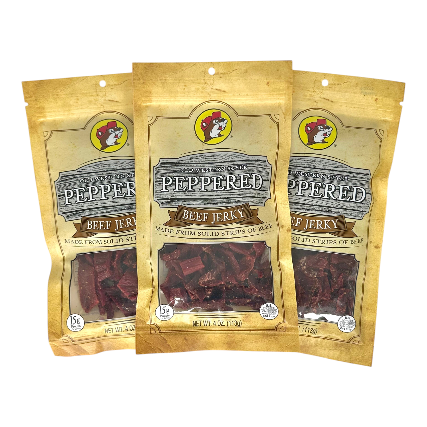 Old Western Style Peppered Beef Jerky TrueTexasMerch