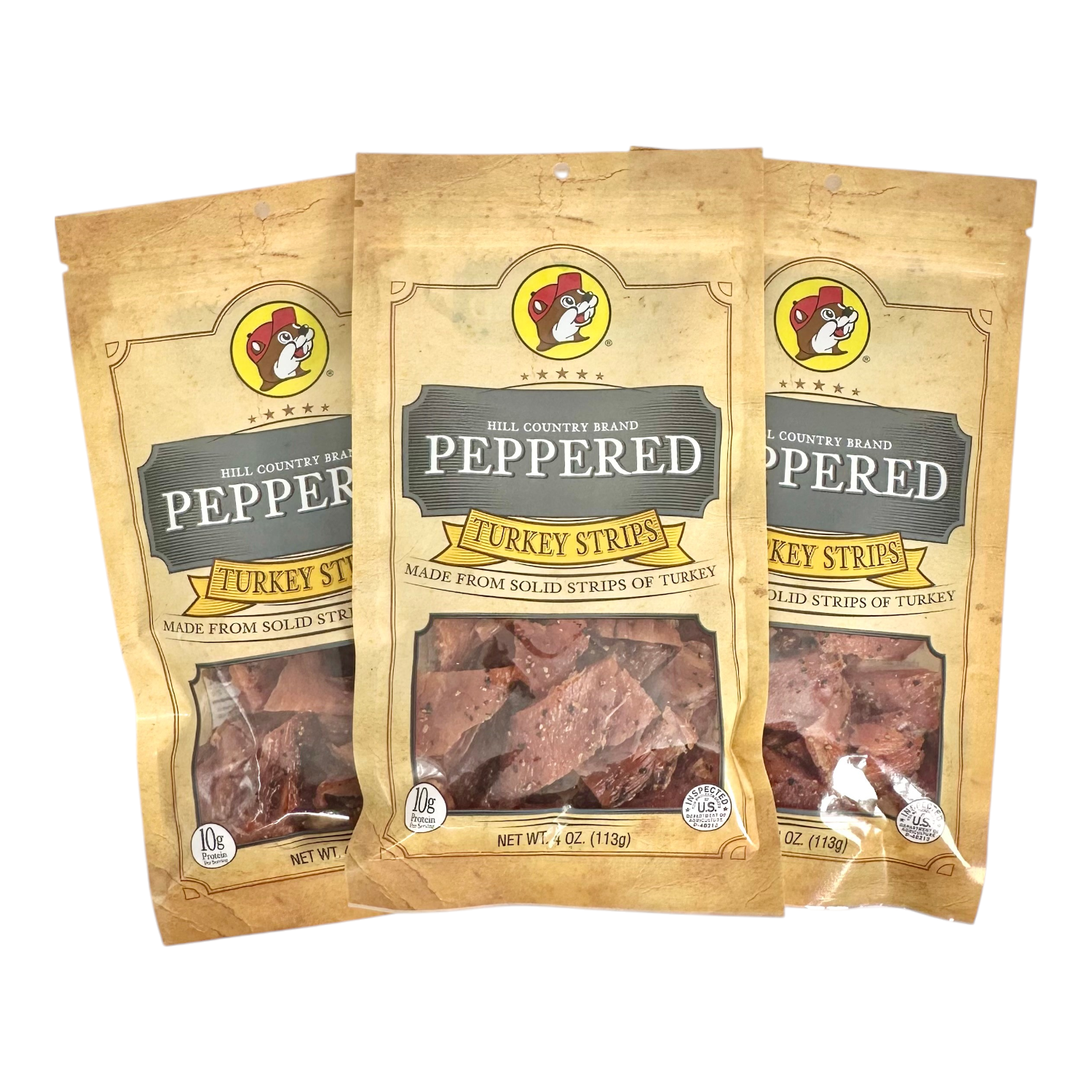 Hill Country Brand Peppered Turkey Jerky TrueTexasMerch