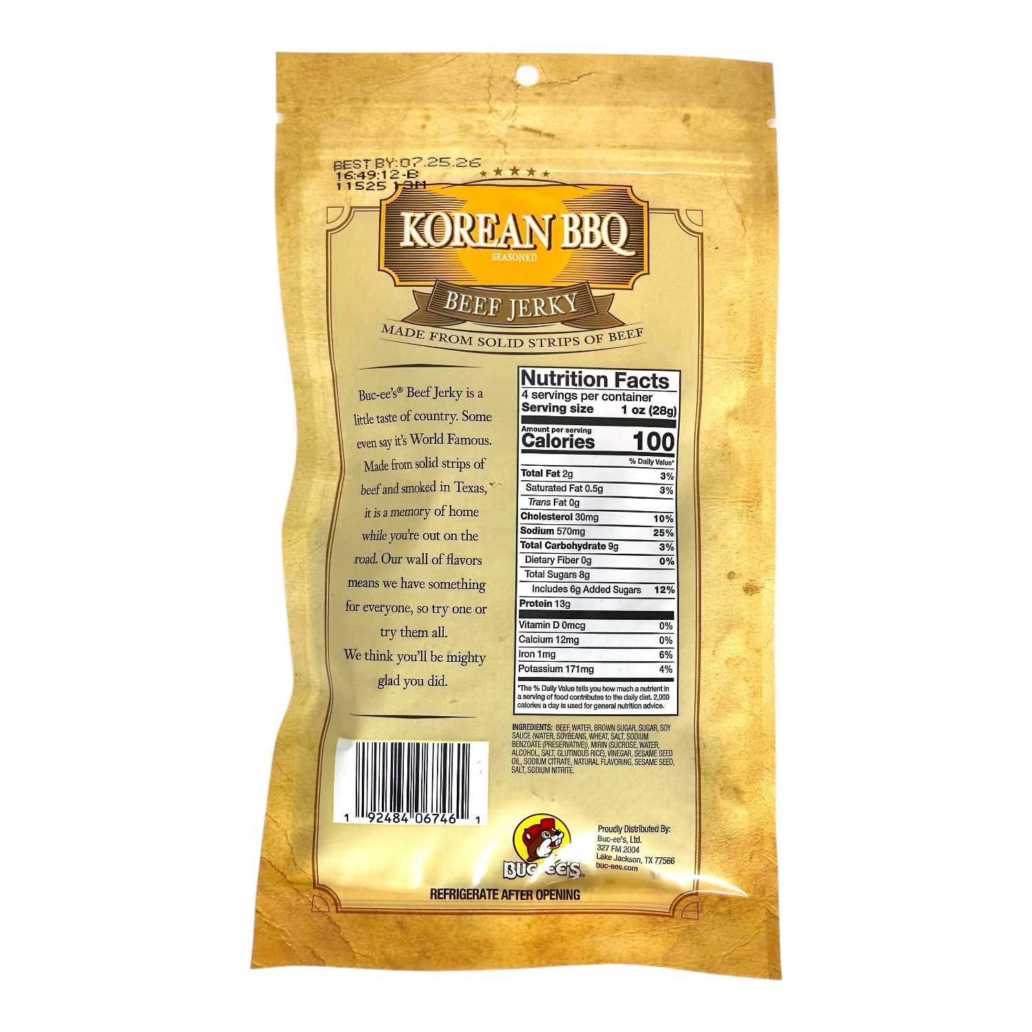 Korean BBQ Beef Jerky TrueTexasMerch