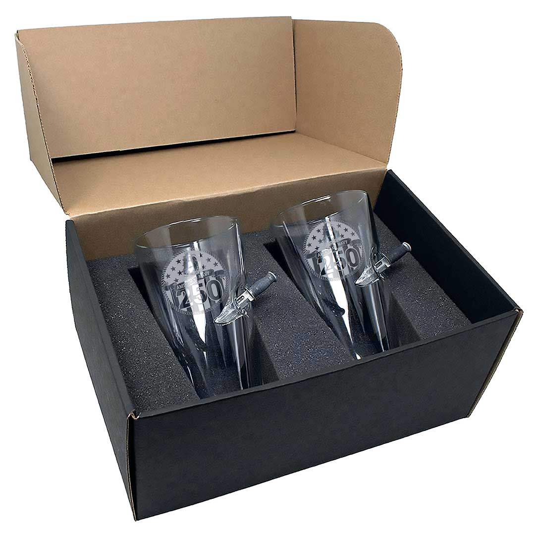 Military 250th Anniversary Glasses BenShot