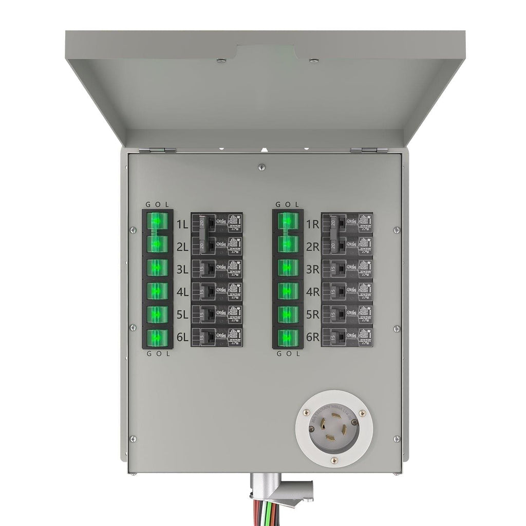 Nature's Generator 12-Circuit 120/240V 30A Non-Automatic Power Transfer Switch Nature's Generator