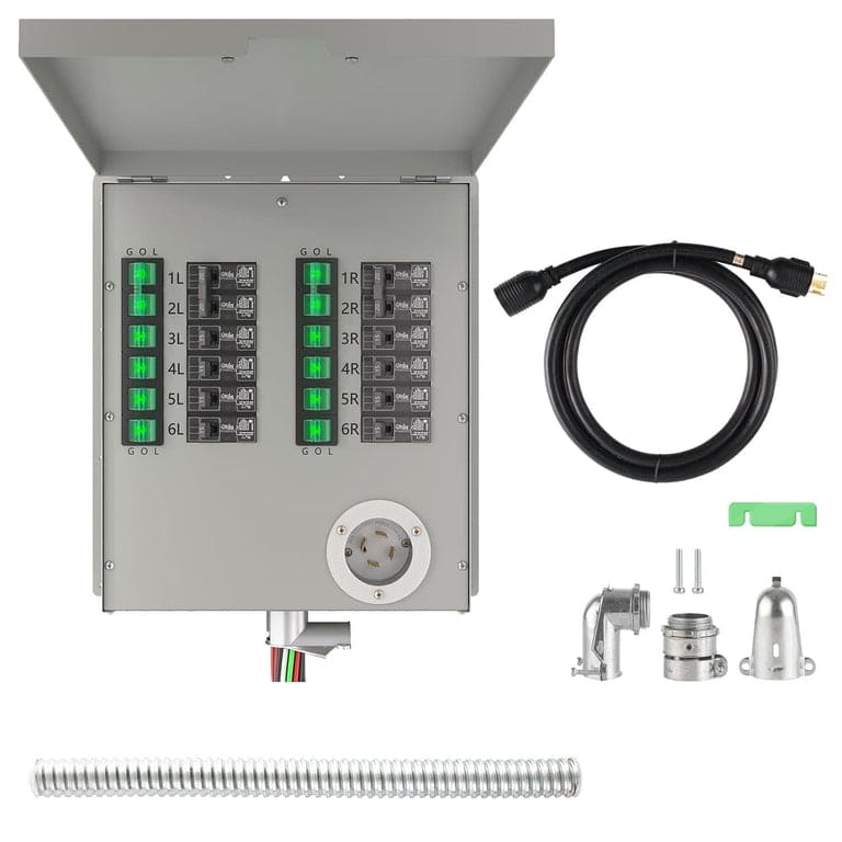 Nature's Generator Lithium 6000 and Transfer Switch Nature's Generator