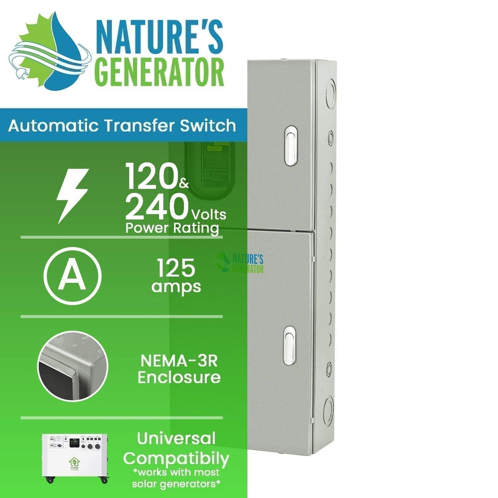 Nature's Generator 125A Automatic Transfer Switch Nature's Generator