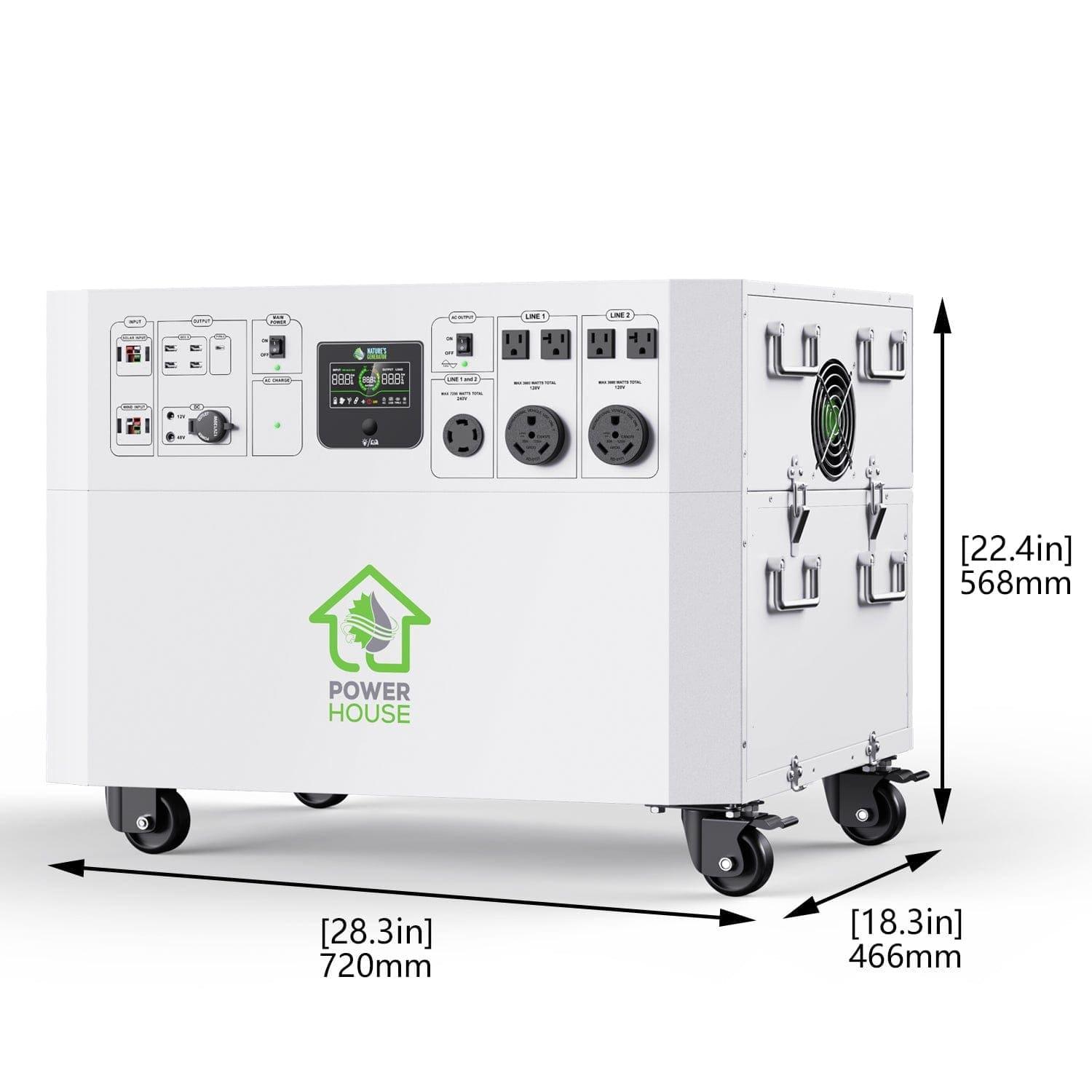 Nature’s Generator Powerhouse with Solar Panel Nature's Generator