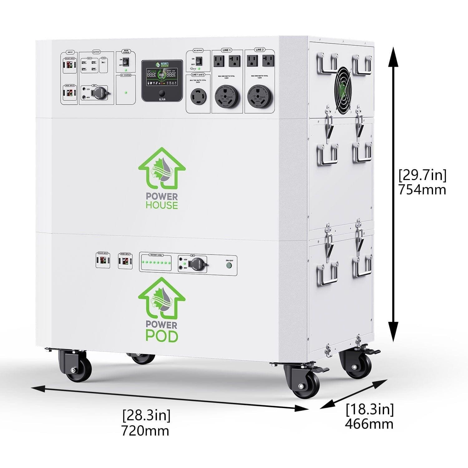Nature’s Generator Powerhouse with Solar Panel Nature's Generator