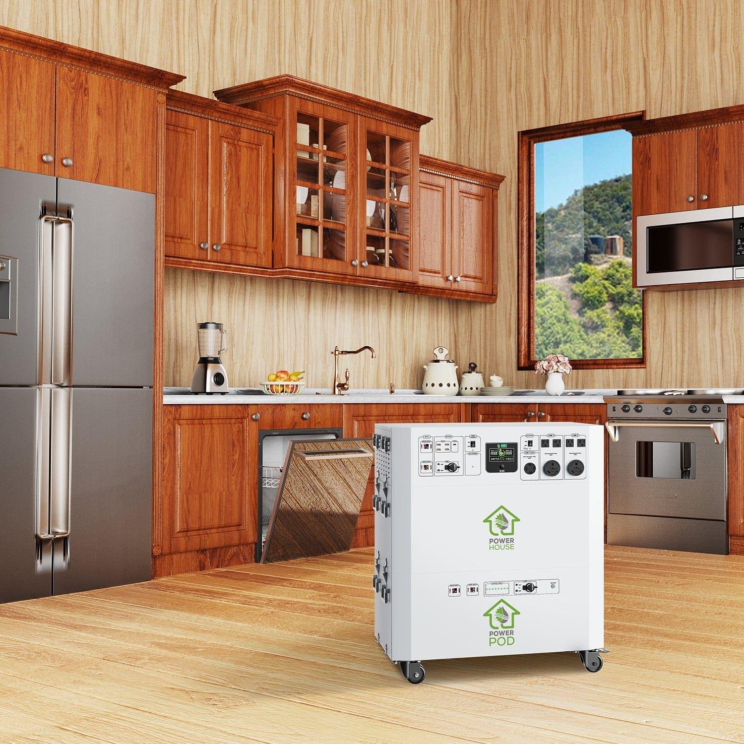 Nature’s Generator Powerhouse with Solar Panel and Transfer Switch Nature's Generator