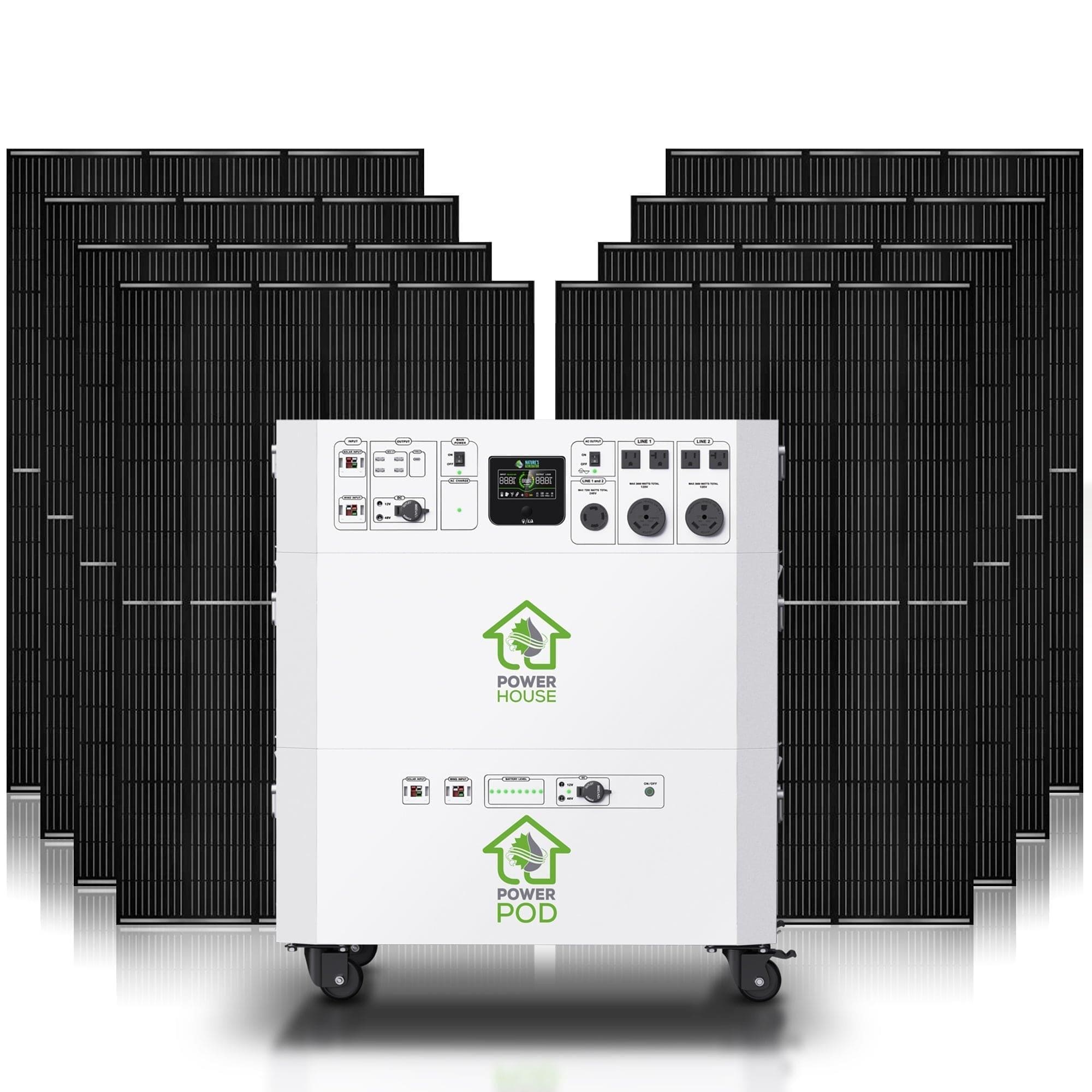 Nature’s Generator Powerhouse with Solar Panel Nature's Generator
