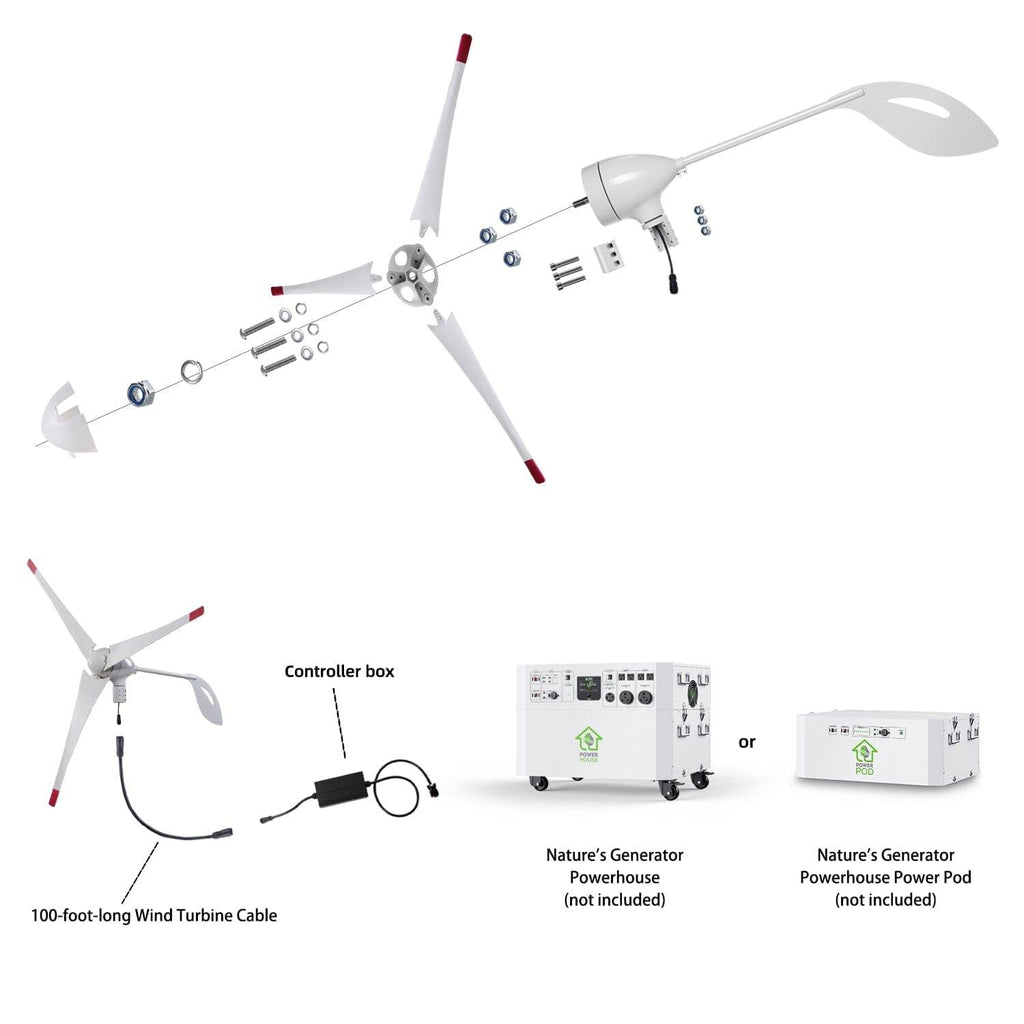Nature's Generator Powerhouse Wind Turbine Nature's Generator