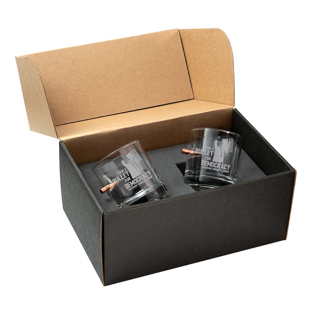 Trump Whiskey Glasses (4 Design Options) BenShot